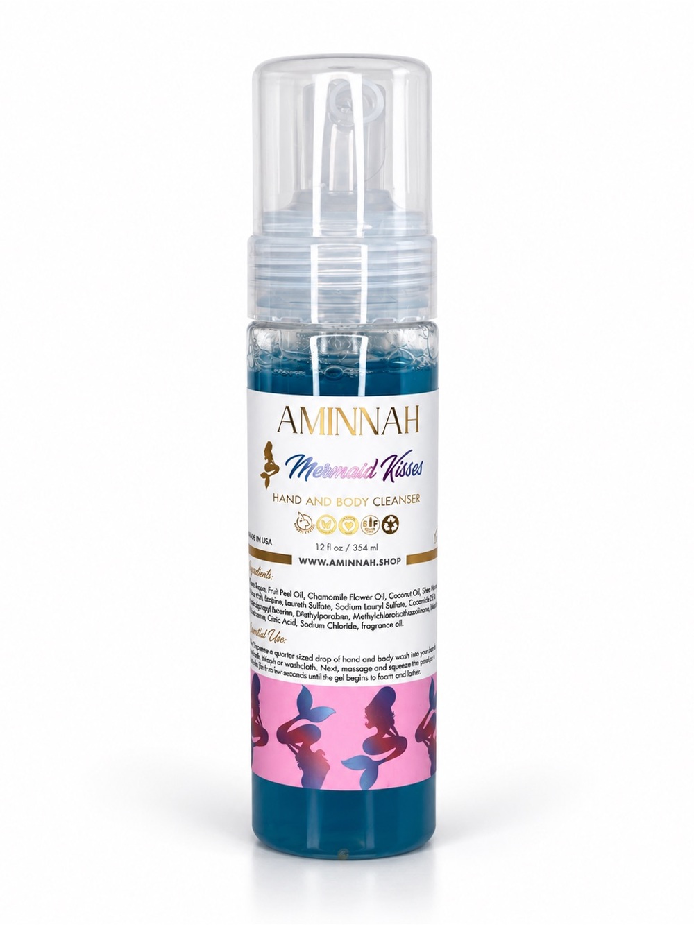 AMINNAH Mermaid Kisses Hand & Body Cleanser